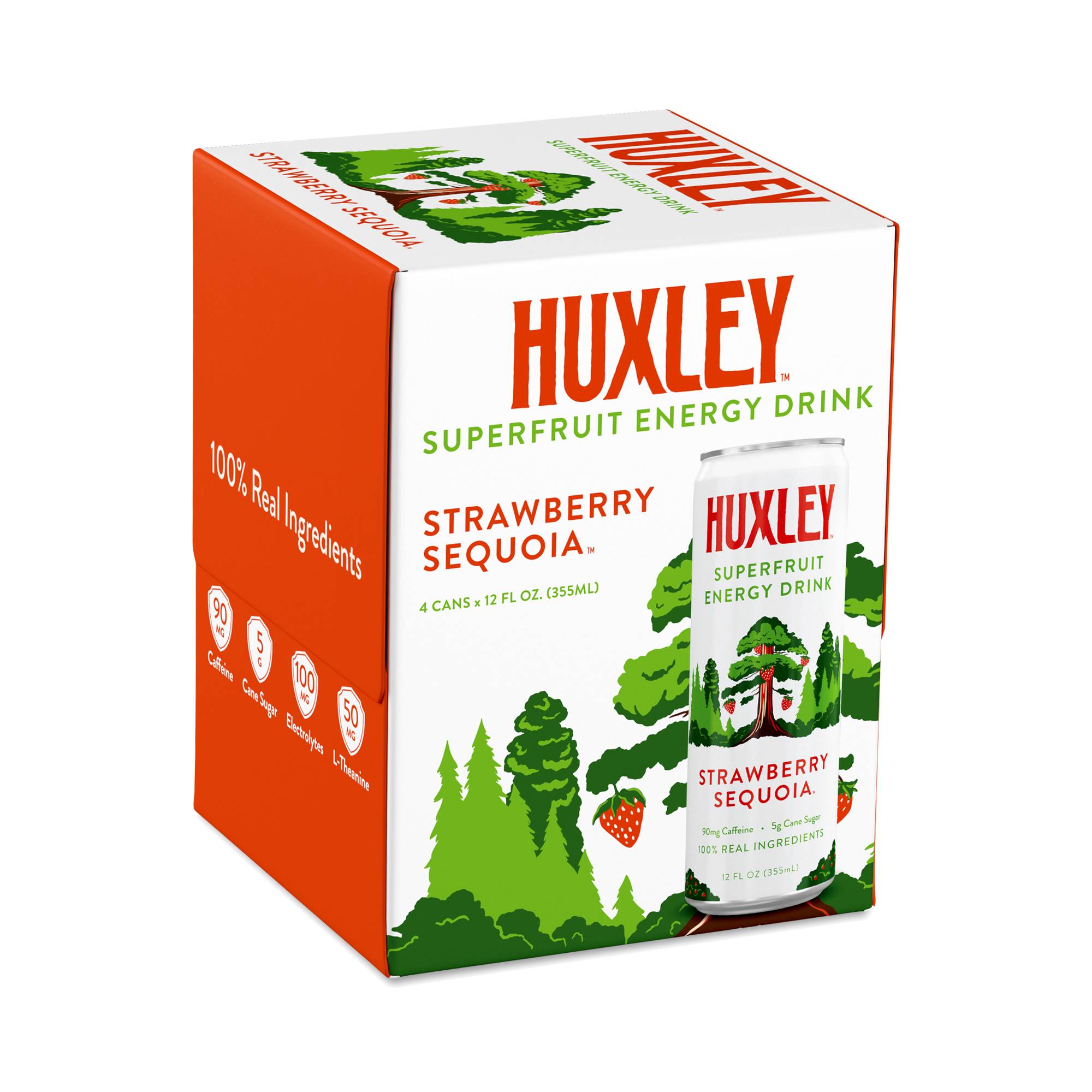 Superfruit Energy Drink, Strawberry Sequoia