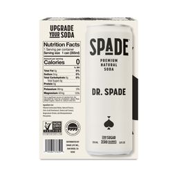 Premium Sparkling Soda, Dr. Spade