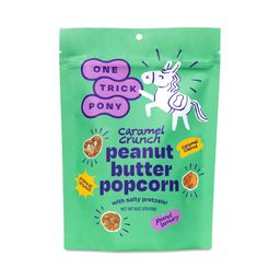 Caramel Crunch Peanut Butter Popcorn Snack Mix