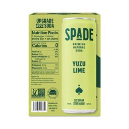 Premium Sparkling Soda, Yuzu Lime