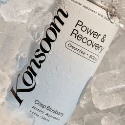 Sparkling Power & Recovery Creatine Drink, Crisp Blueberry