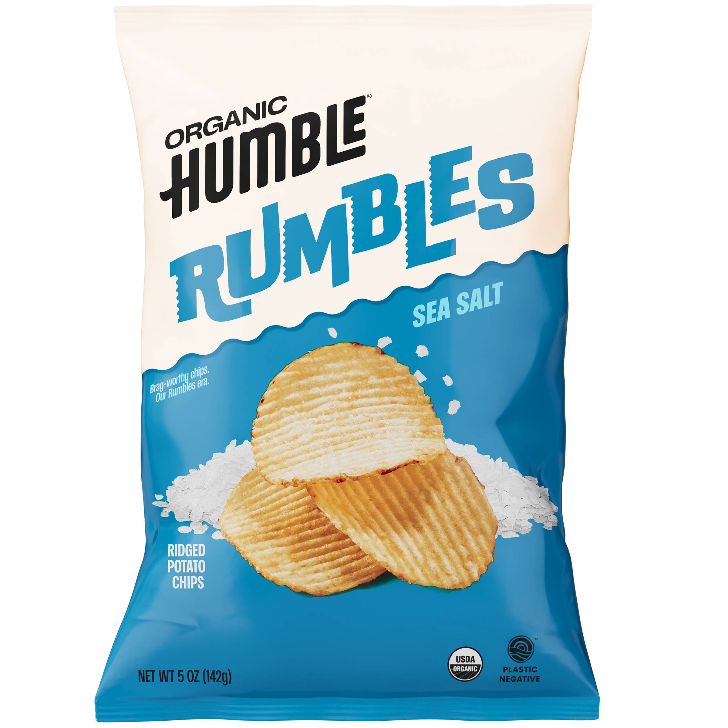Organic Potato Chips, Sea Salt Rumbles