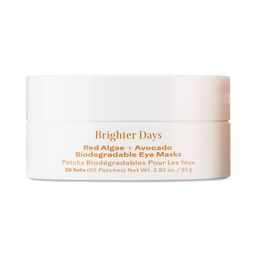 Brighter Days, Red Algae + Avocado Biodegradable Eye Masks
