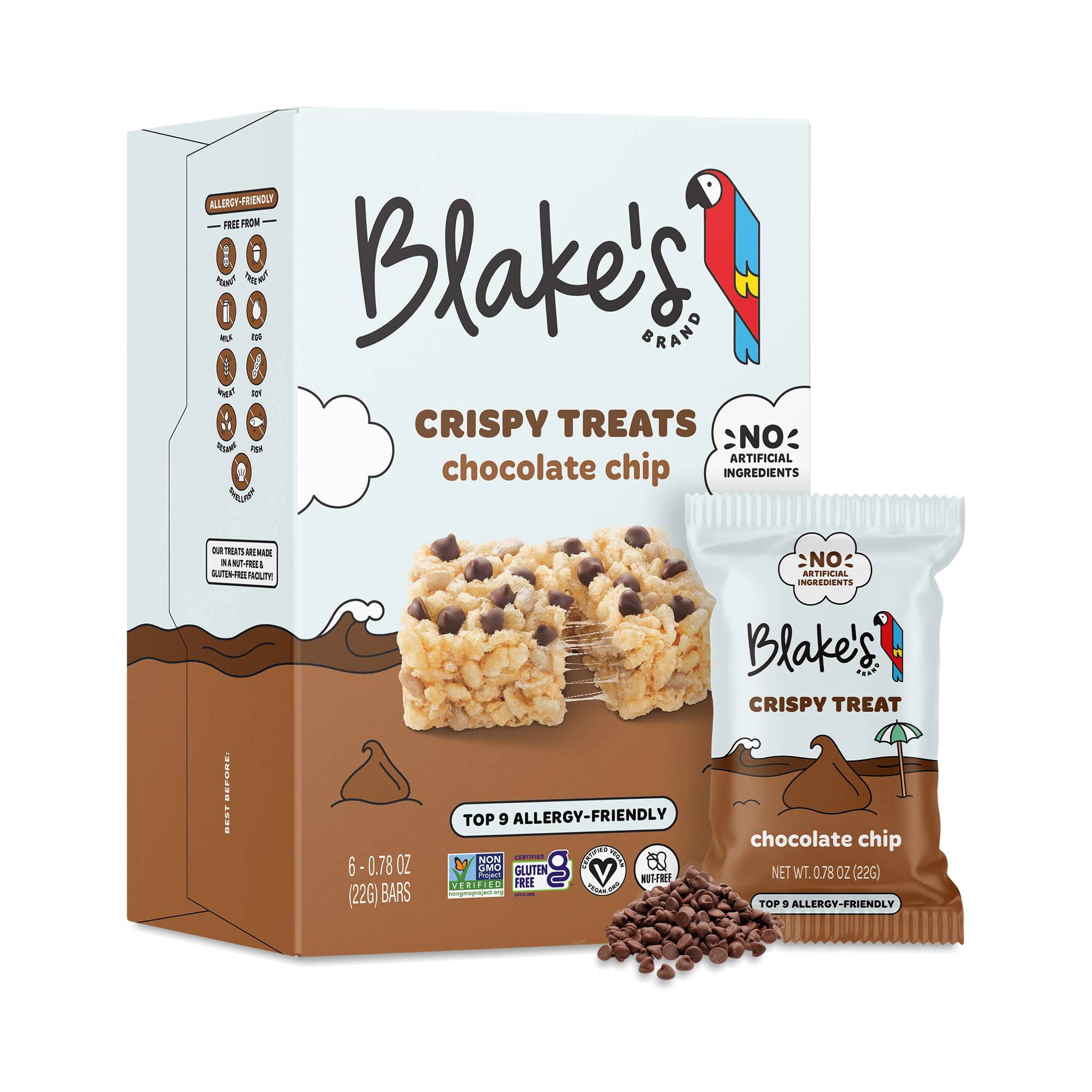 Crispy Treats, Chocolate Chip