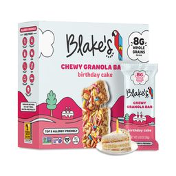 Chewy Granola Bars, Birthday Cake