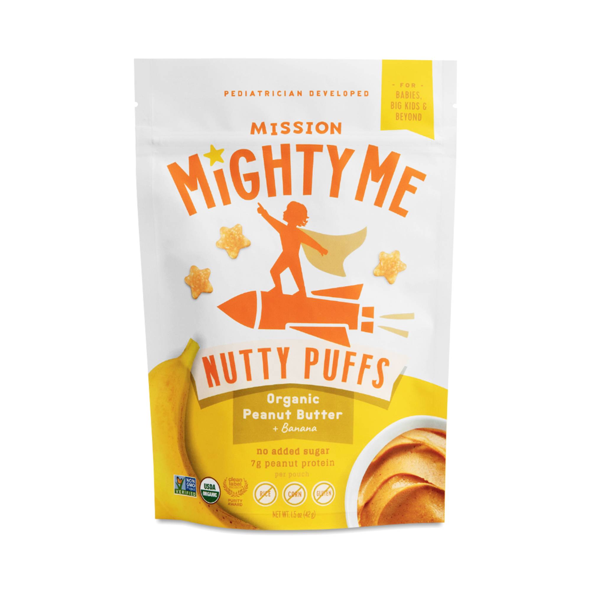 Nutty Puffs, Peanut Butter & Banana