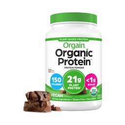 Organic Protein Powder, Creamy Chocolate Fudge