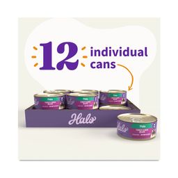 Grain Free Adult Wet Cat Food, Turkey & Duck