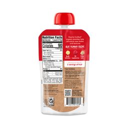 Happy Baby Stage 2 Organic Fruit Pouch, Banana, Raspberries & Oats