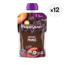 Happy Baby Stage 1 Organic Fruit Pouch, Prunes