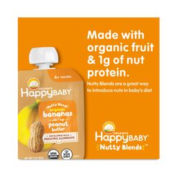 Happy Baby Nutty Blend Pouch, Banana & Peanut Butter
