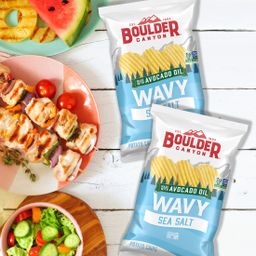 Wavy Potato Chips, Sea Salt