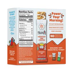 Breakfast Bars + Protein, Cinnamon Roll