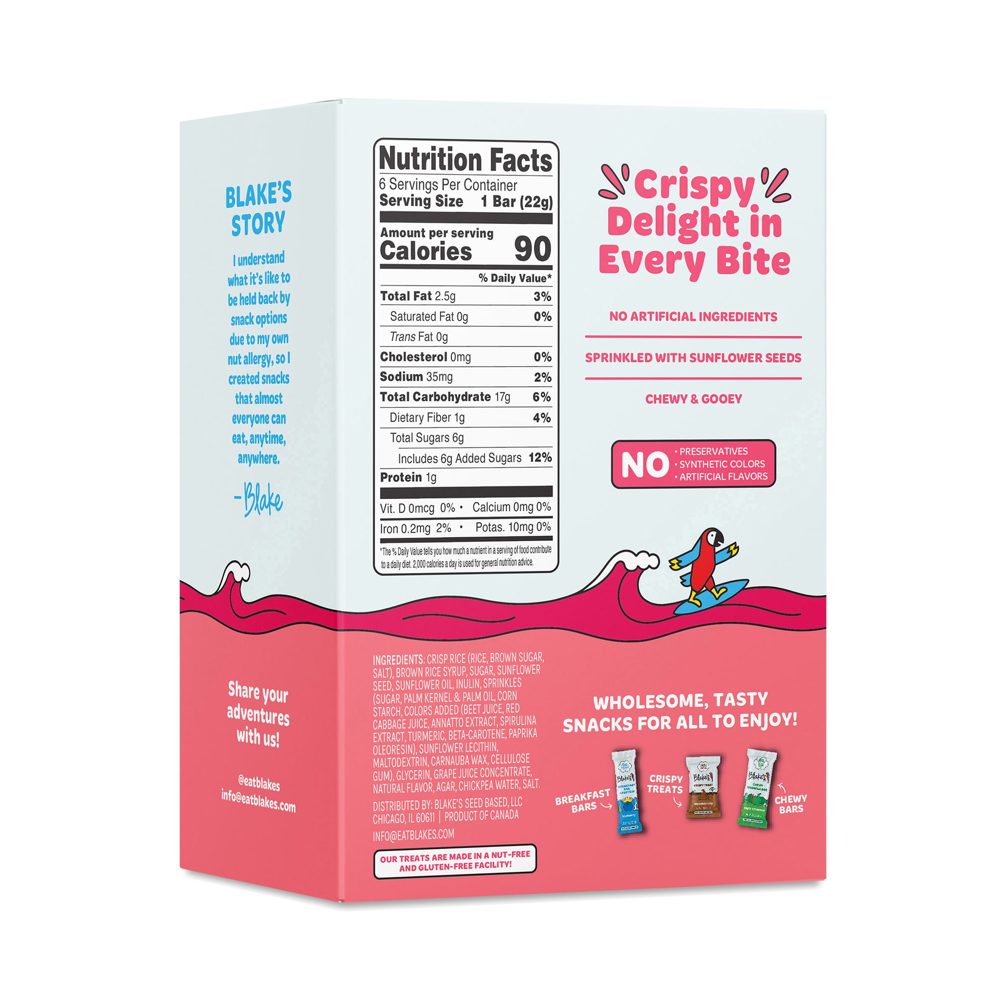 Crispy Treats, Birthday Cake