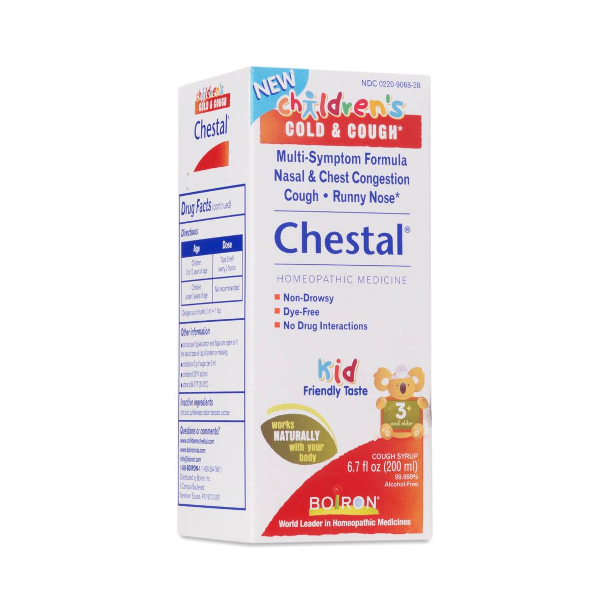 Chestal Children's Cold & Cough Syrup by Boiron - Thrive ...
