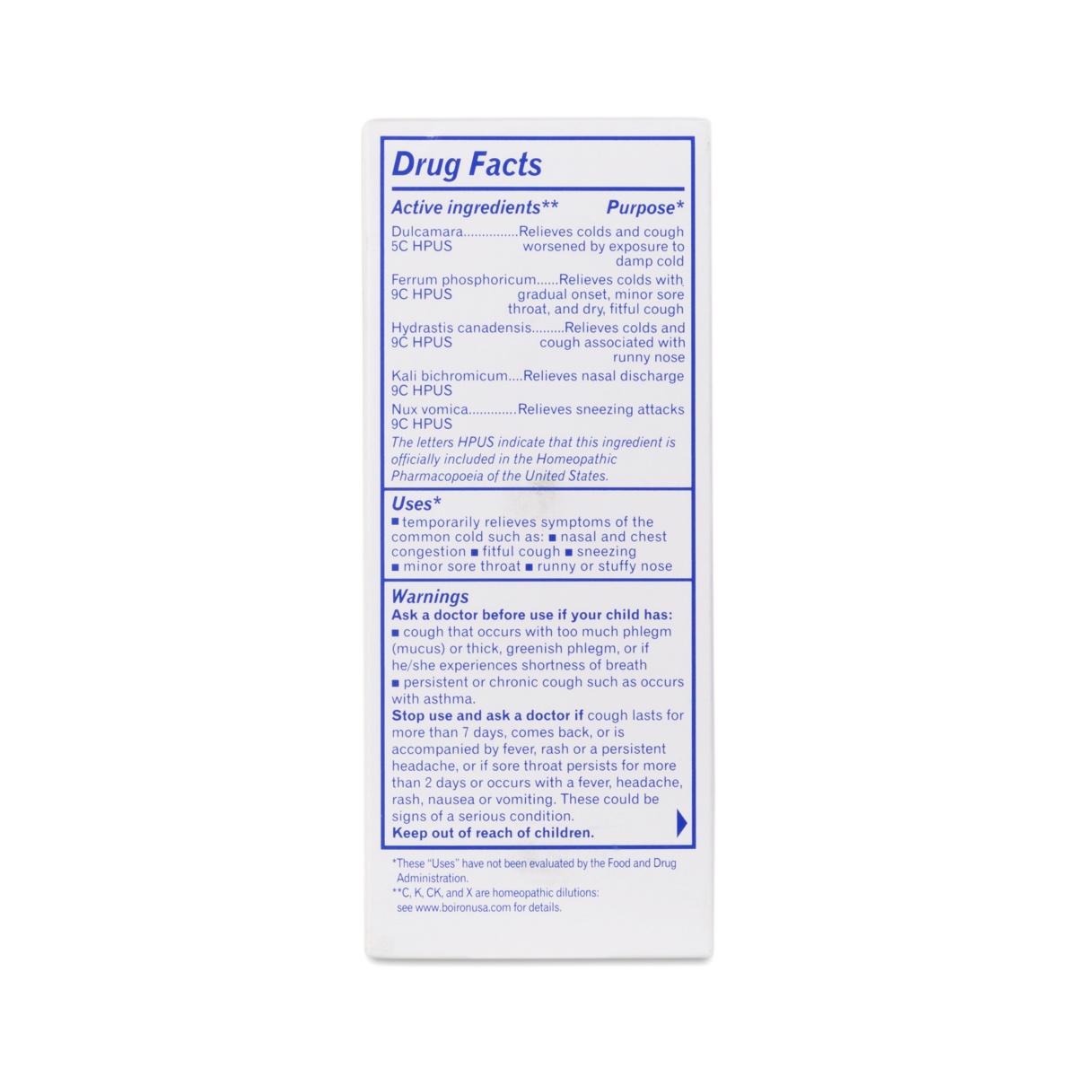 Chestal Children's Cold & Cough Syrup by Boiron Thrive Market