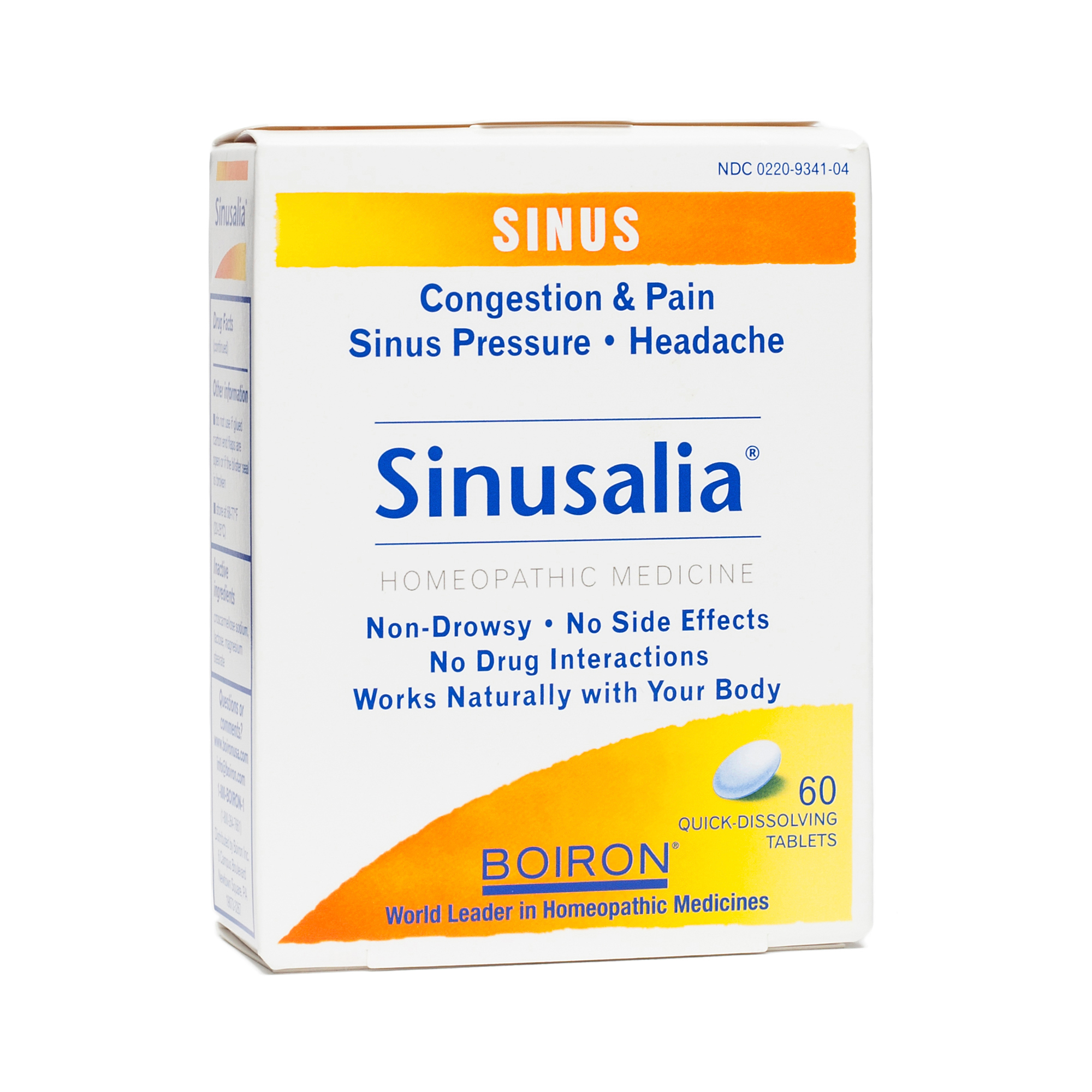 60 ct. Sinusalia® Sinus Tablets by Boiron Thrive Market