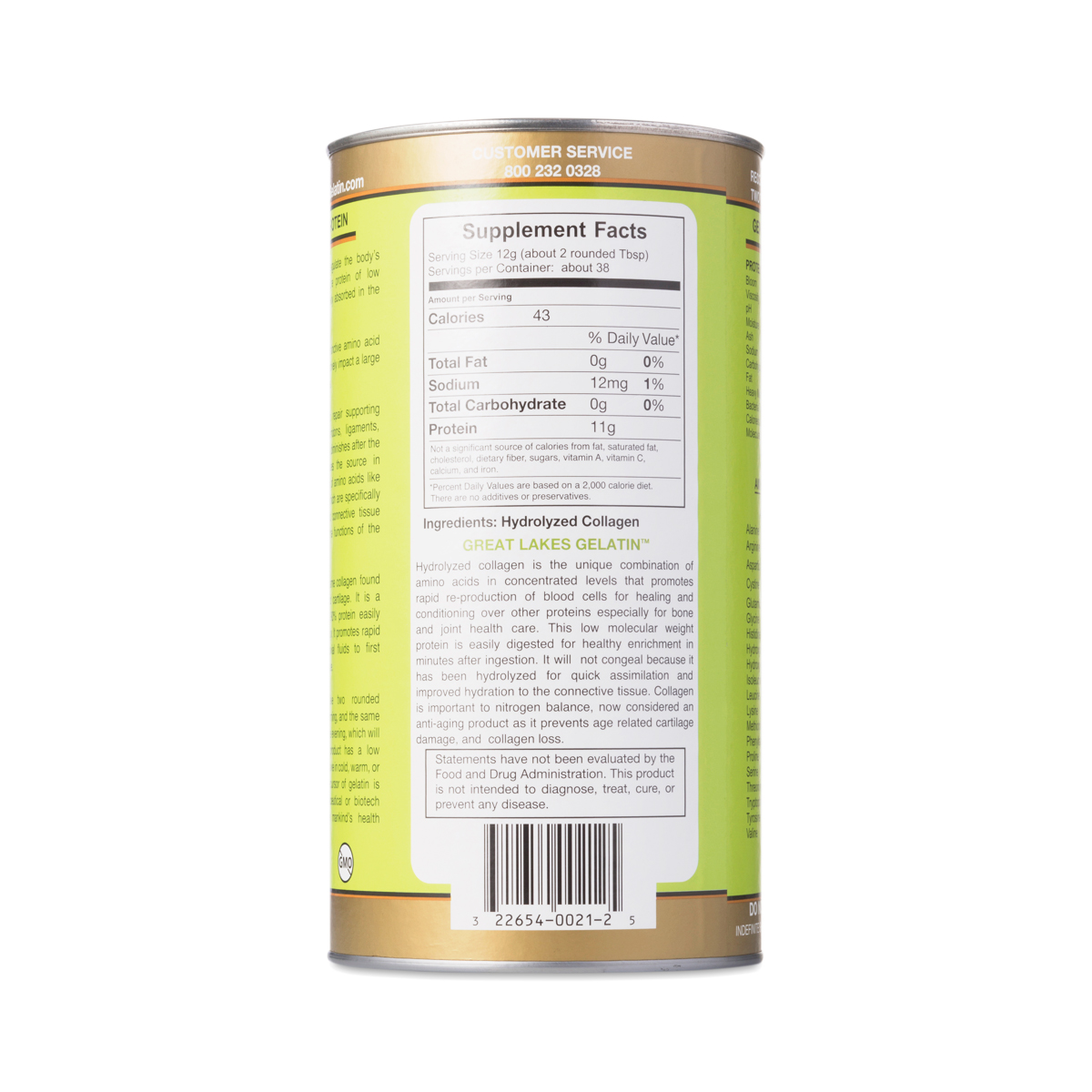 Gelatin Collagen Hydrolysate by Great Lakes Thrive Market