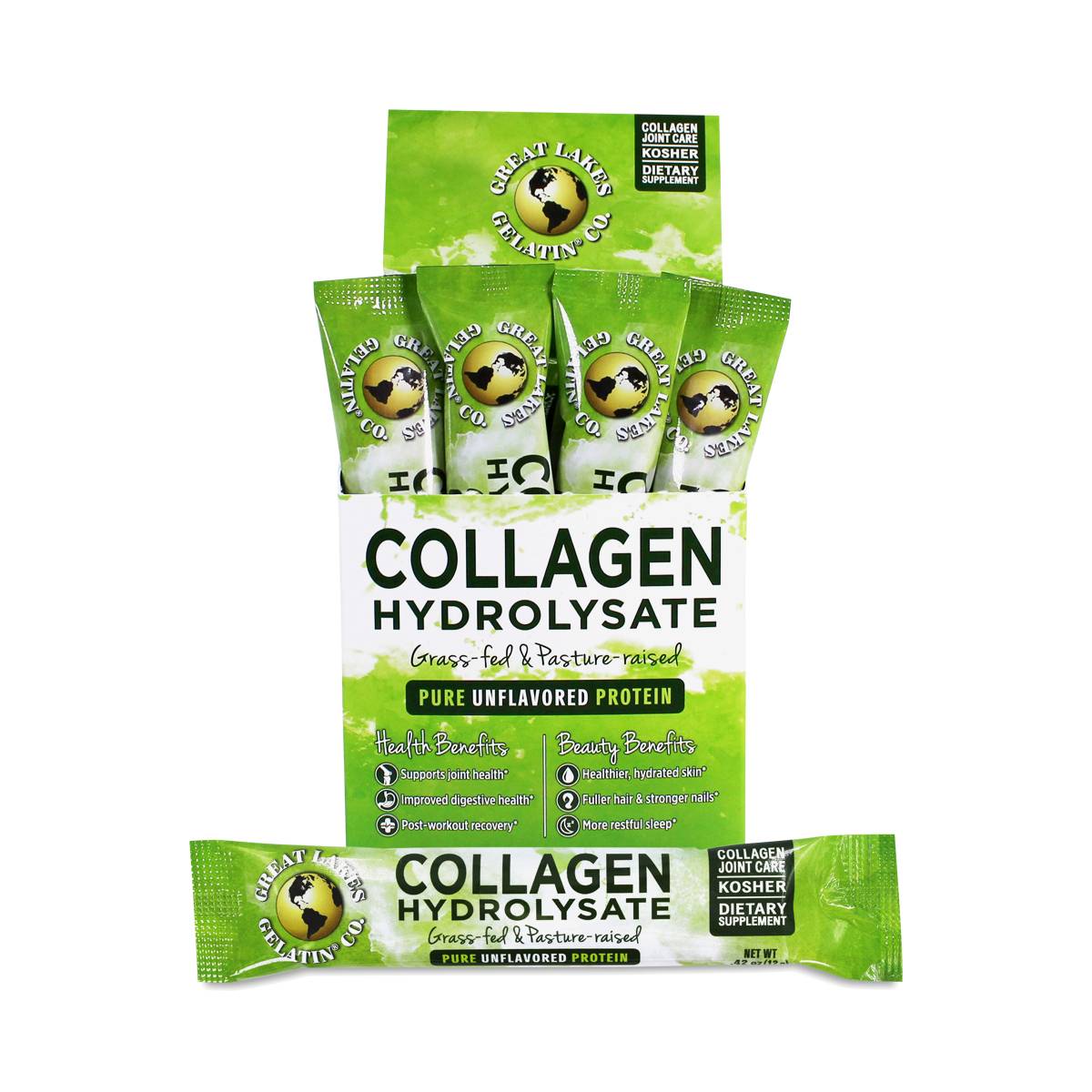 Collagen Hydrolysate Packets by Great Lakes Gelatin Thrive Market