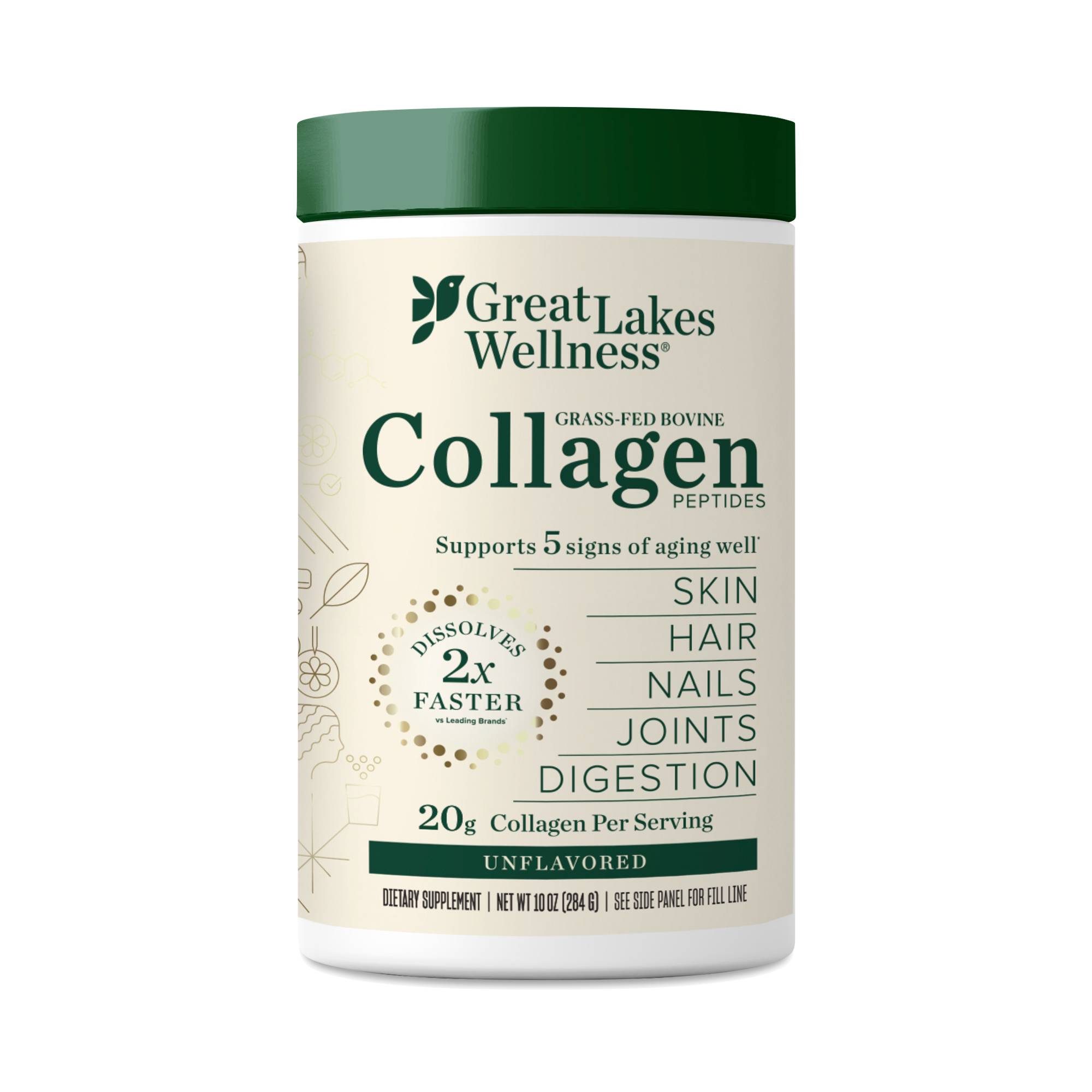 Quick Dissolve Collagen Peptides, Unflavored