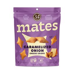 Mates Cheese Crisps, Caramelized Onion