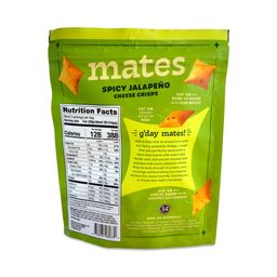 Mates Cheese Crisps, Spicy Jalapeño