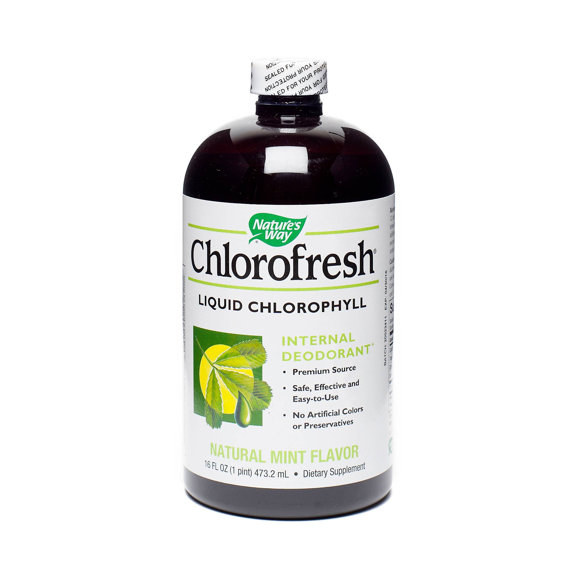 Mint Chlorofresh Liquid Chlorophyll by Nature's Way Thrive Market