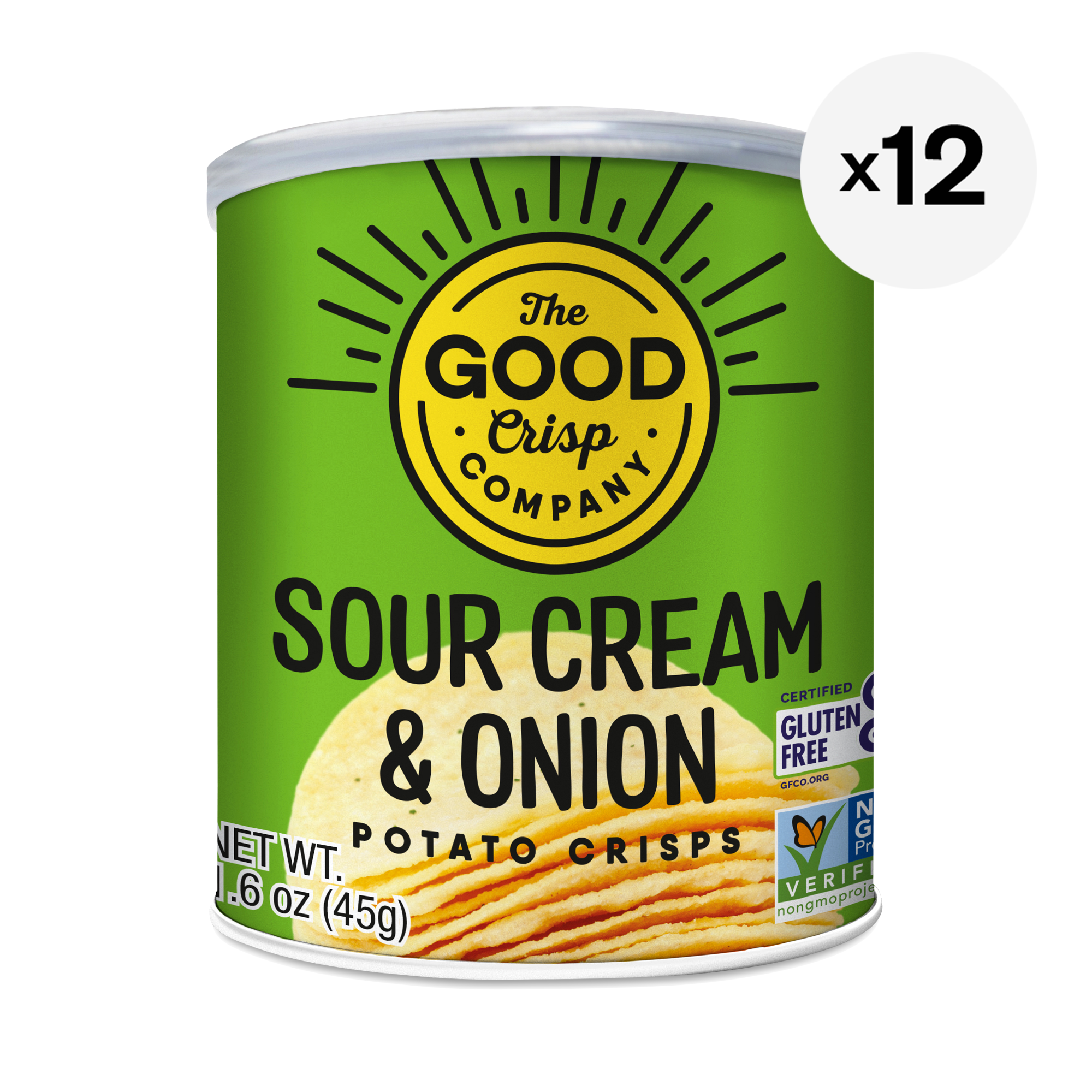 Crisps, Sour Cream and Onion Mini Canisters