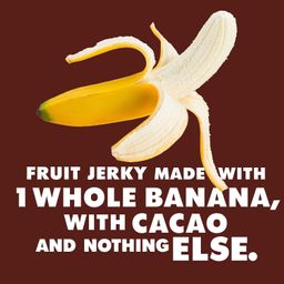 Organic Fruit Jerky, Banana & Dark Chocolate, Snack Pack