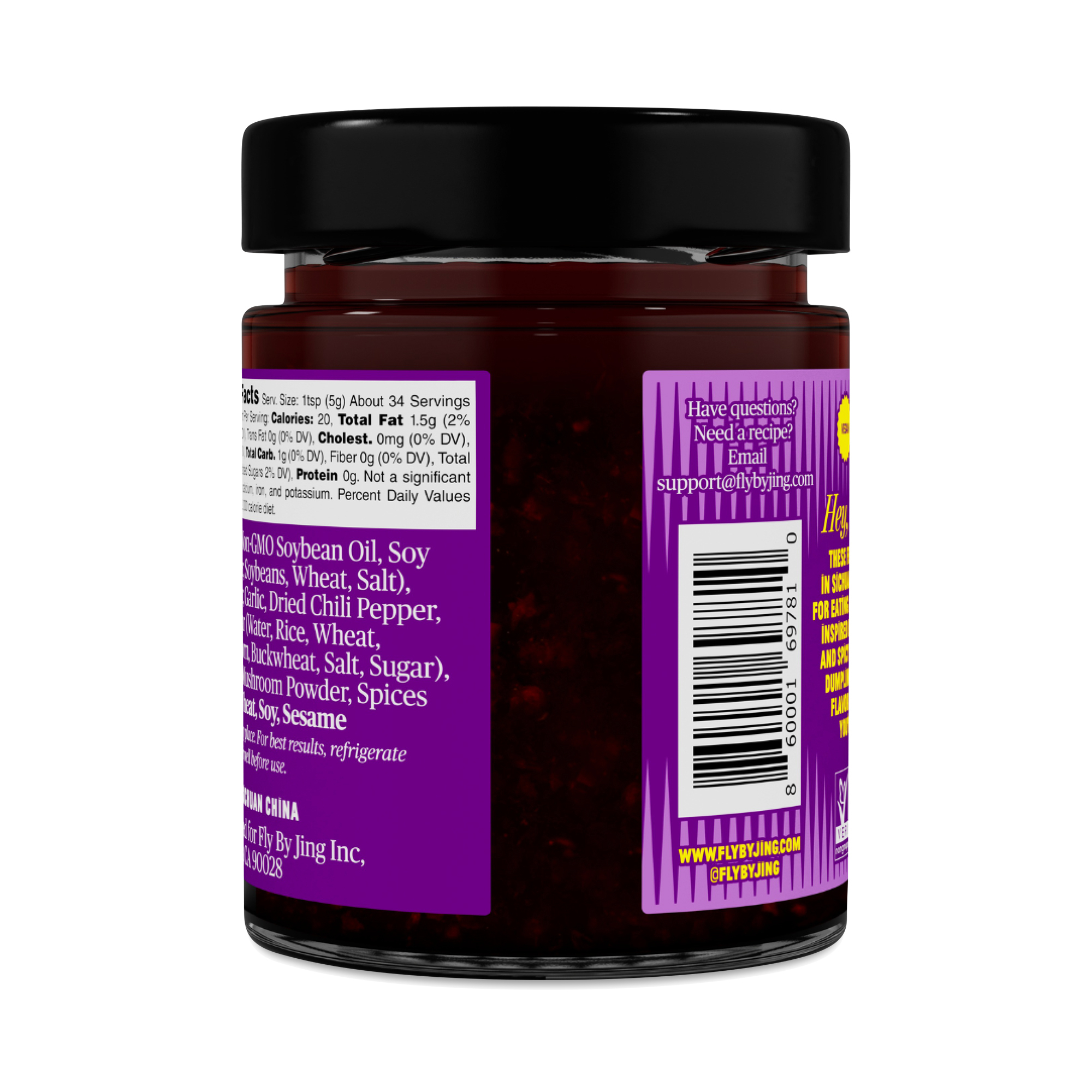 Fly By Jing Sichuan Chili Crisp, Sweet & Spicy | Thrive Market