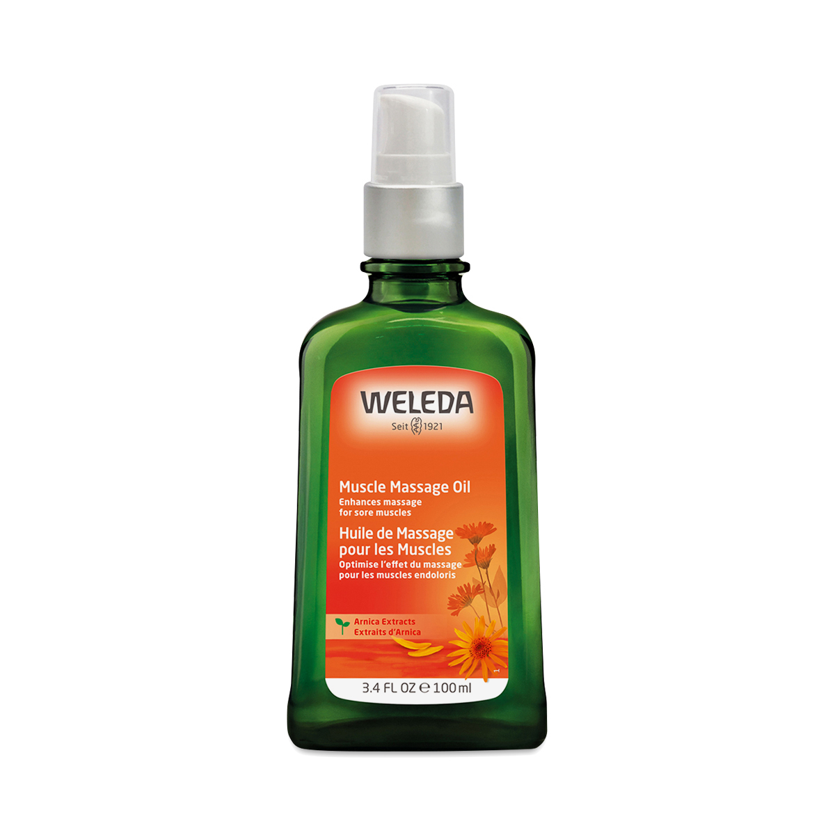 Weleda Arnica Muscle Massage Oil, 3.4 Fluid Ounce  