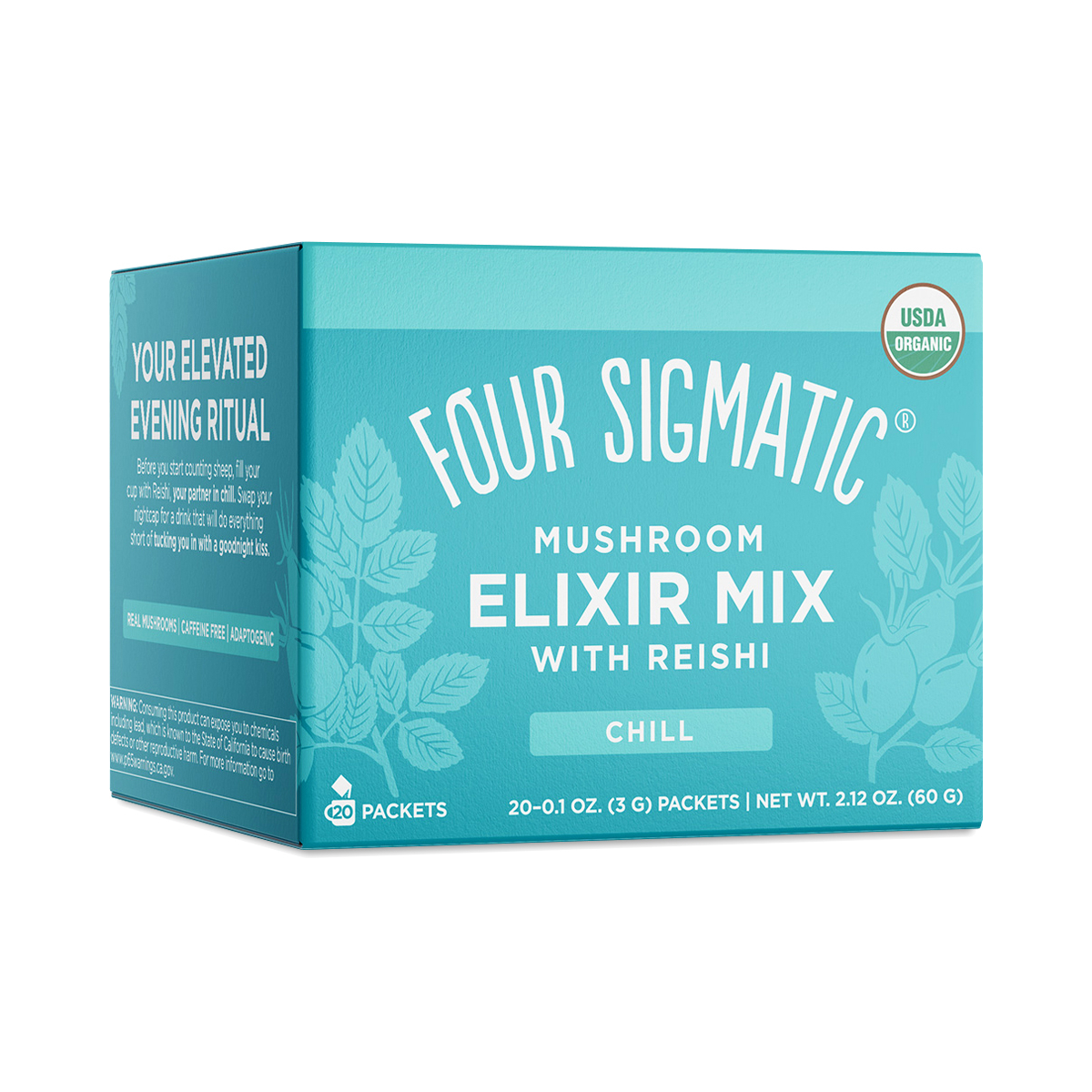 20 bags Instant Reishi Superfood Mushroom Drink Mix Thrive Market