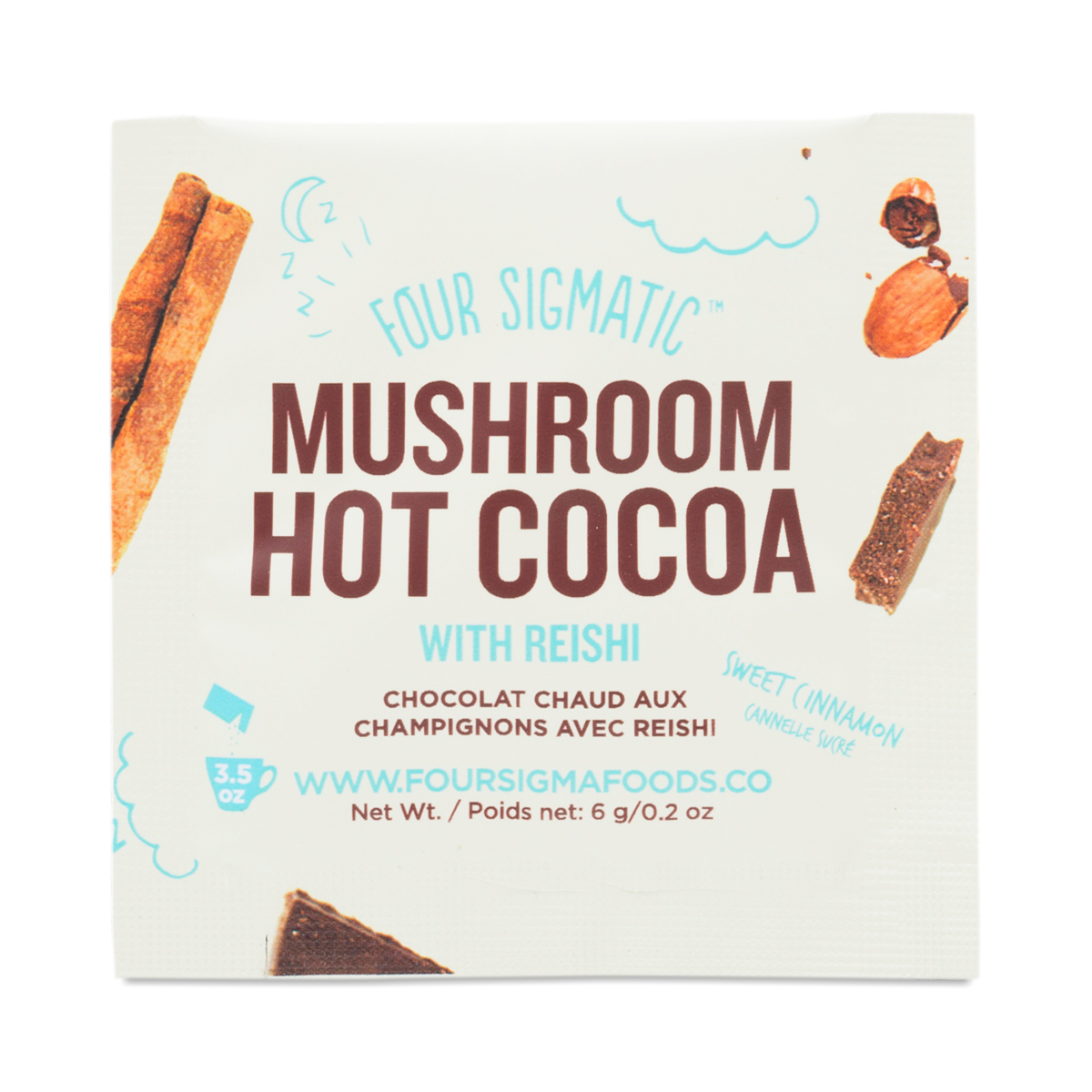 10 bags Cinnamon & Cardamom Mushroom Hot Cacao Mix Thrive Market