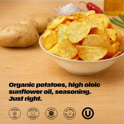 Organic Potato Chips, Sea Salt Rumbles