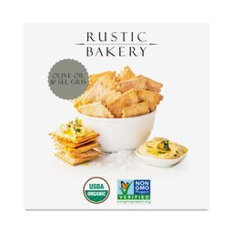 Organic Sourdough Flatbread Bites, Olive Oil & Sel Gris