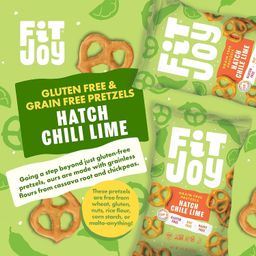 Grain Free Pretzel Twists, Hatch Chile Lime