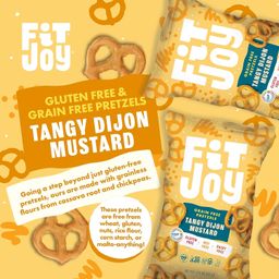 Grain Free Pretzels, Tangy Dijon