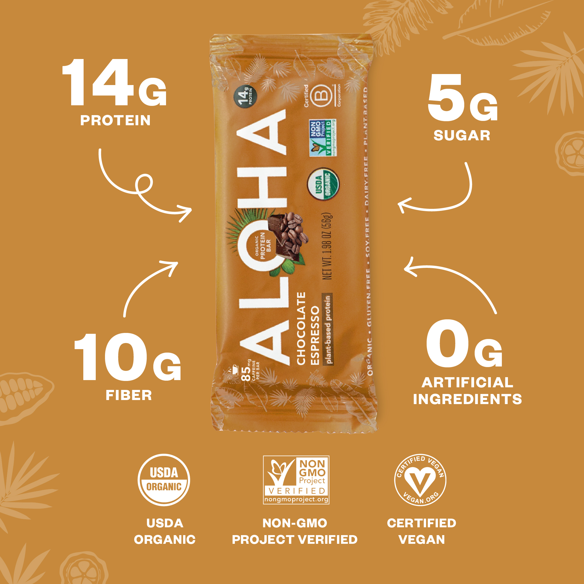 Aloha Protein Bar, Chocolate Espresso | Thrive Market