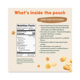 Nutty Puffs, Peanut Butter & Banana