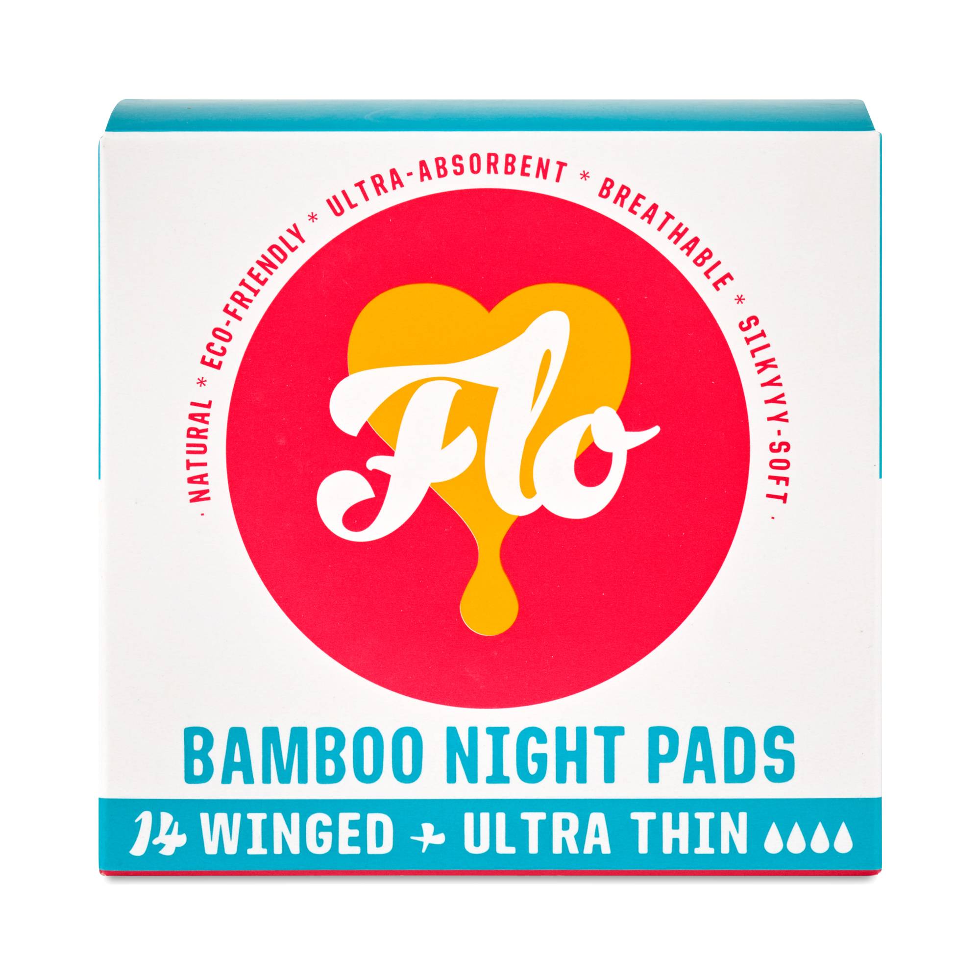 Bamboo Night Pads, Ultra Thin