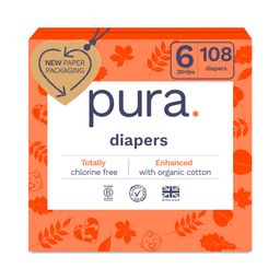 Super Soft & Sensitive Diapers, Size 6