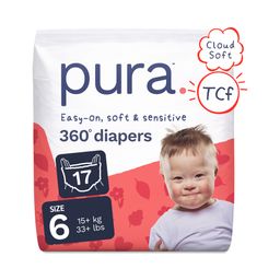 Pull-On Diaper Pants with 360 Degree Stretchy Waistband, Size 6