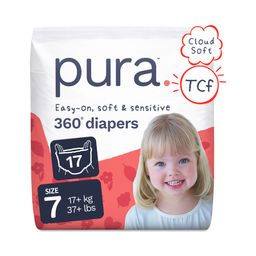 Pull-On Diaper Pants with 360 Degree Stretchy Waistband, Size 7