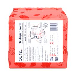 Easy-On Diaper Pants with 360 Degree Stretchy Waistband, Size 6