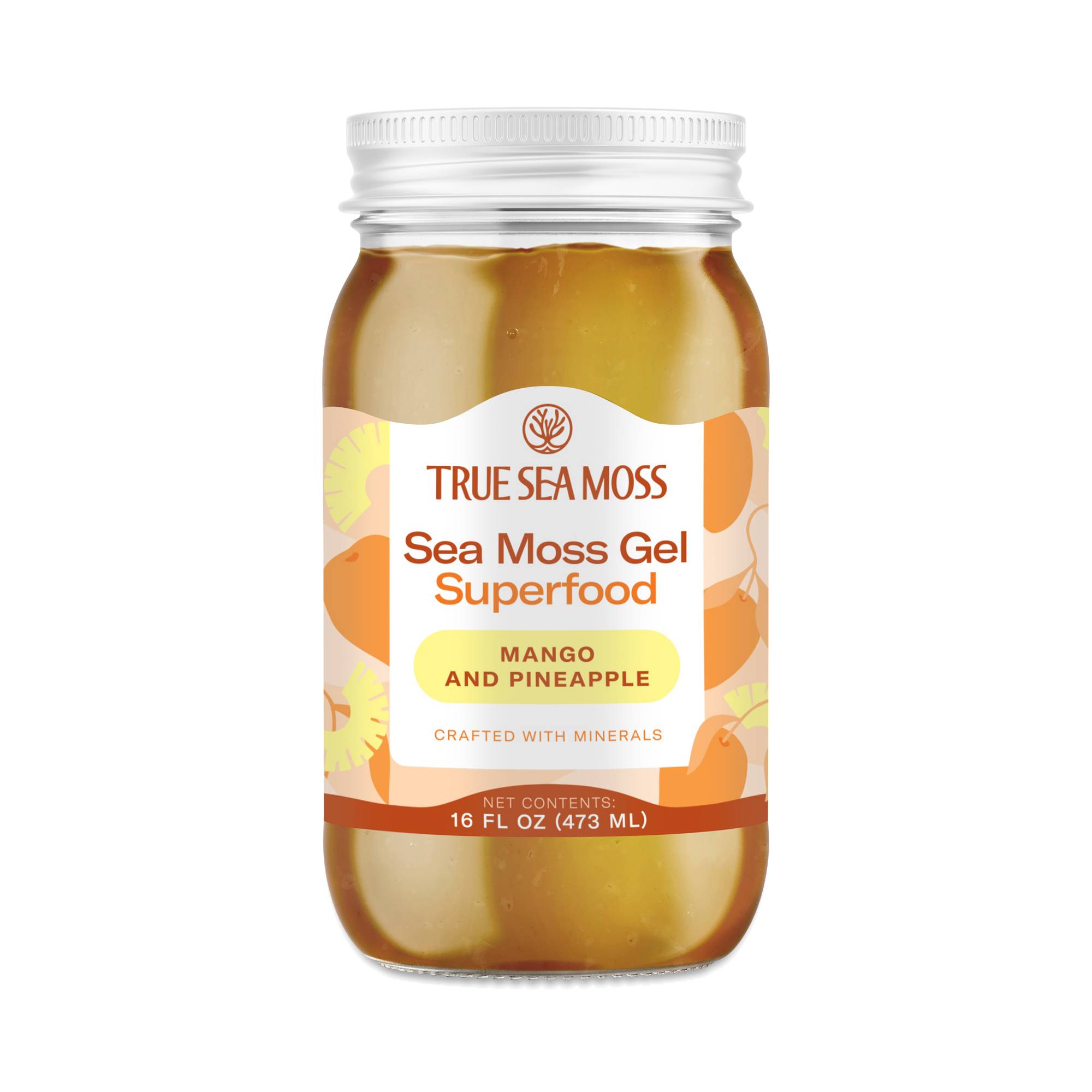 Wildcrafted Sea Moss Gel Superfood, Mango & Pineapple