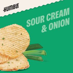 Organic Potato Chips, Sour Cream & Onion Rumbles