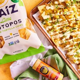 Maíz Totopos Corn Tortilla Chips, Lime