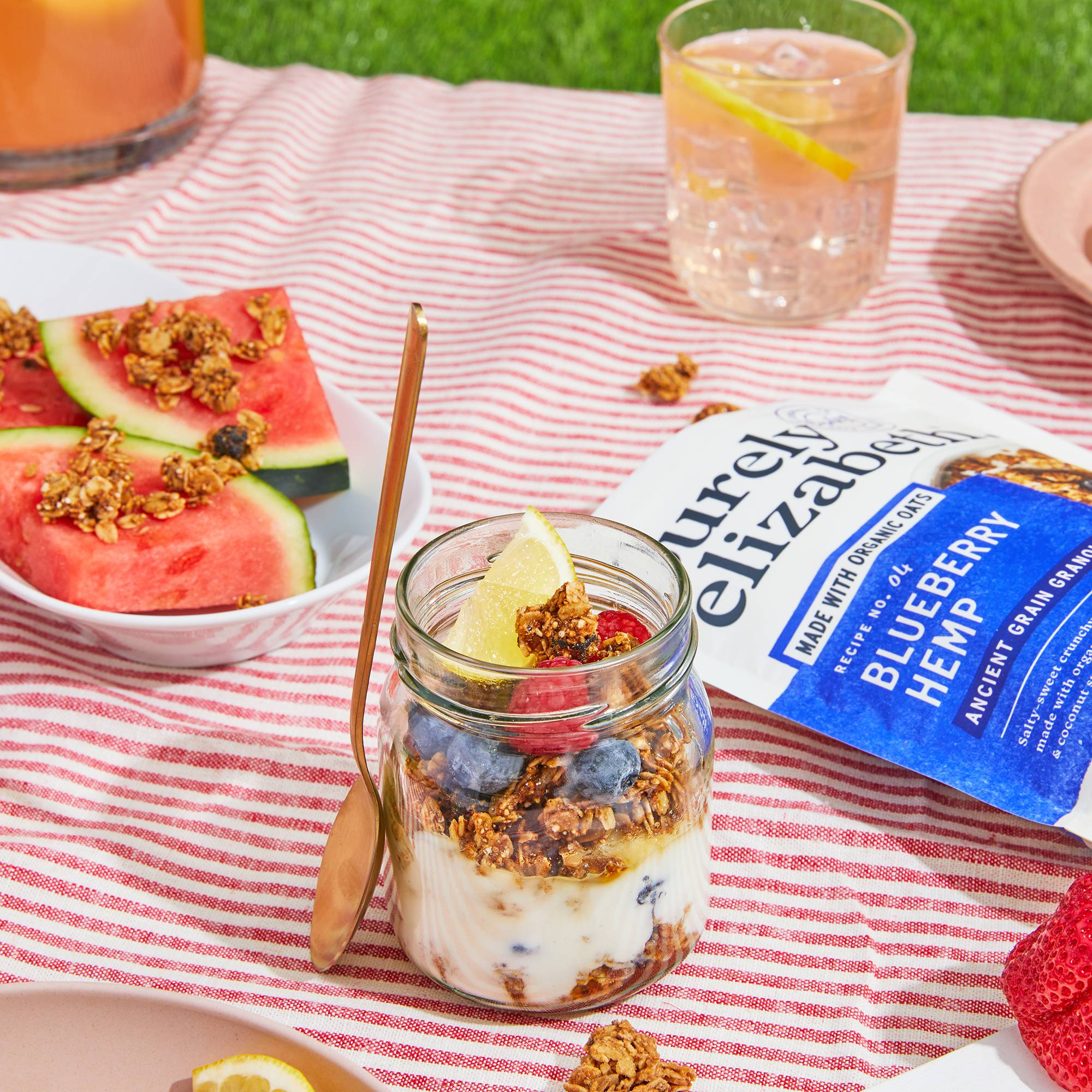 Purely Elizabeth Ancient Grain Granola, Blueberry Hemp