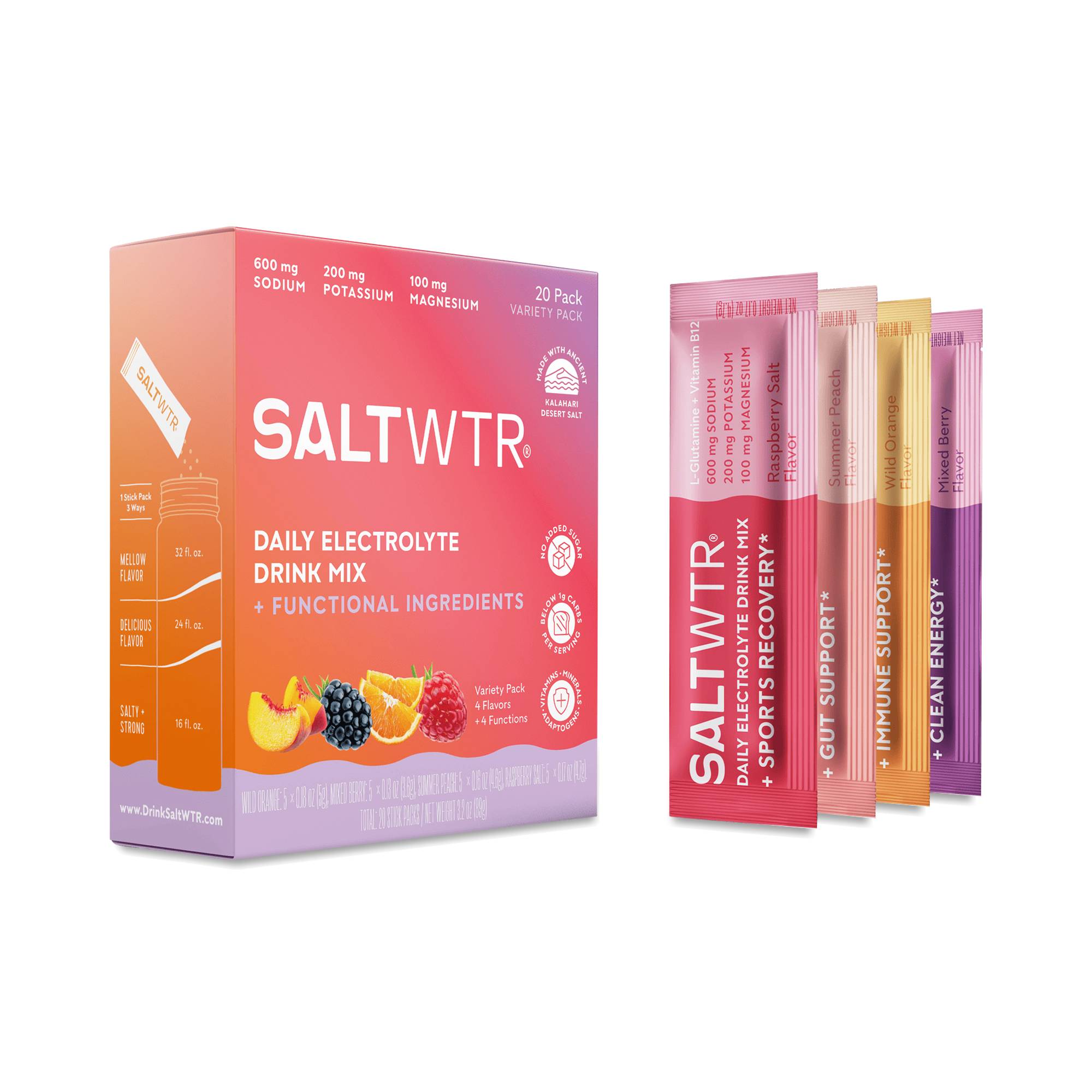 Daily Electrolyte Drink Mix, Variety Pack