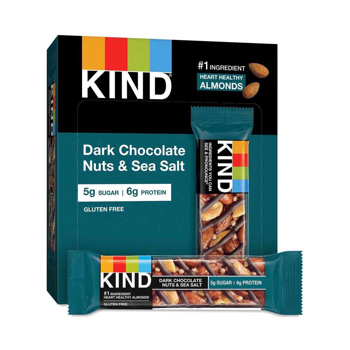 Dark Chocolate Nuts & Sea Salt Bars